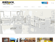 Tablet Screenshot of idepack.com